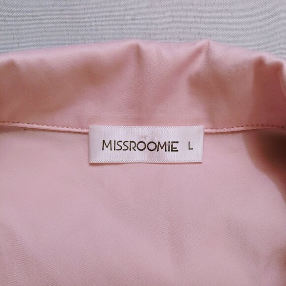 Missroomie Light Pink Pajama Set Silky and Luxurious Size Large - Picture 6 of 6